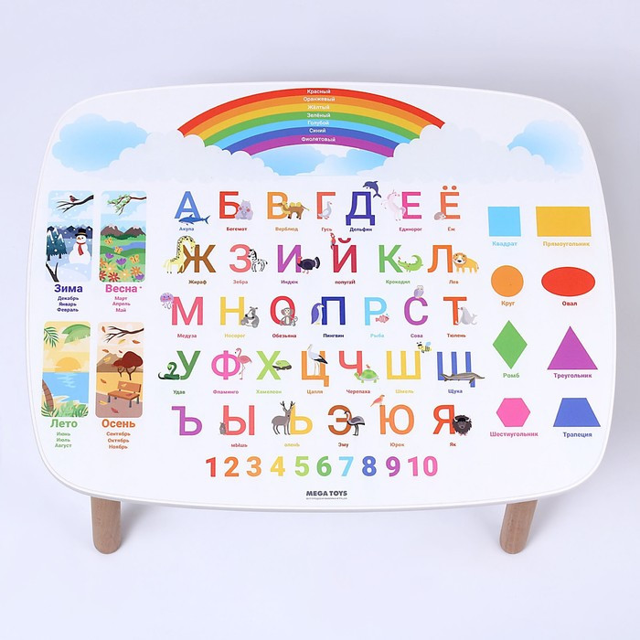 Стол детский «Русским алфавит» - фото 1 - id-p199312075