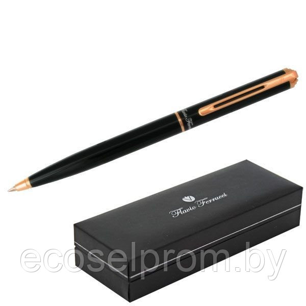 Ручка Шариковая Classico, глянцевый черный лакированый корпус