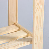 Стеллаж деревянный усиленный  150х64х28см, 4 полки, фото 4