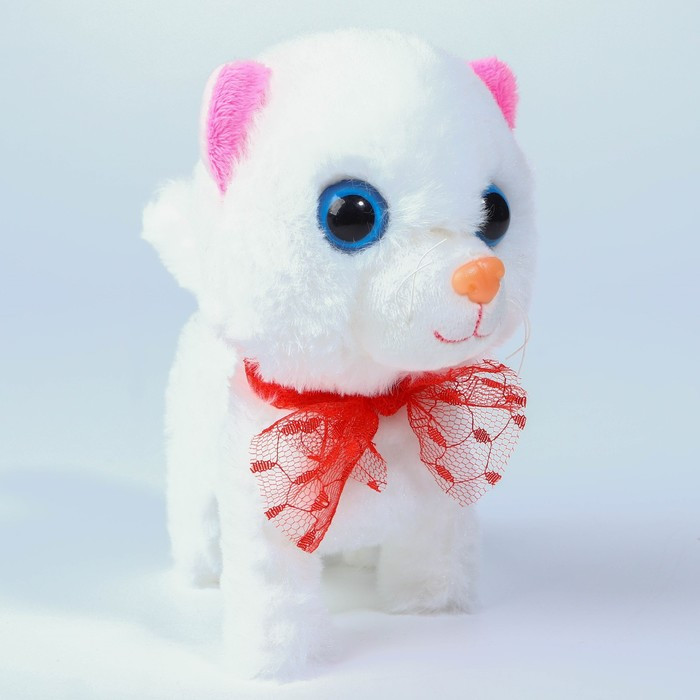 Интерактивная игрушка «Любимый питомец: Кошечка Мари», звук, ходит, Disney, цвет белый - фото 5 - id-p199289774