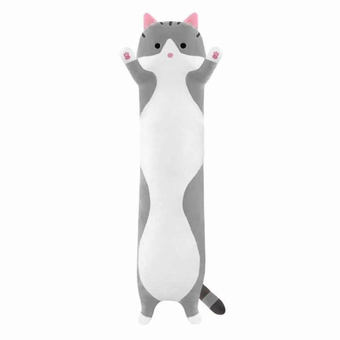 Мягкая игрушка «Кот Батон», цвет серый, 110 см - фото 1 - id-p199290767