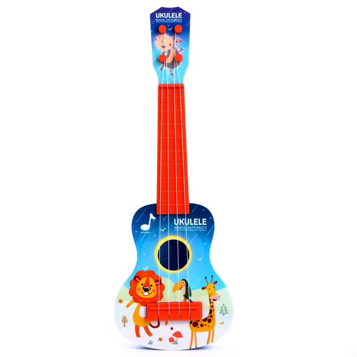 Игрушка музыкальная укулеле «Зоопарк», цвета МИКС - фото 5 - id-p199297547