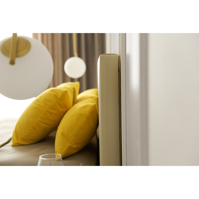 Кровать «Атриум» без ПМ, 1400×2000 мм, встроенное основание, цвет nice beige - фото 6 - id-p199315232