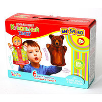 Домашний кукольный театр «Маша и медведь», 6 кукол-перчаток