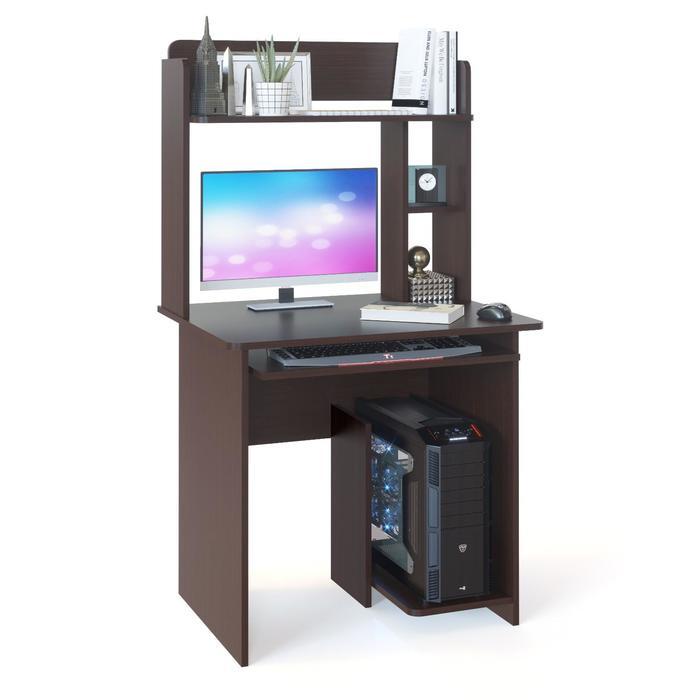 Компьютерный стол «КСТ 21.1», 800 × 600 × 740 мм, цвет венге - фото 4 - id-p199307286