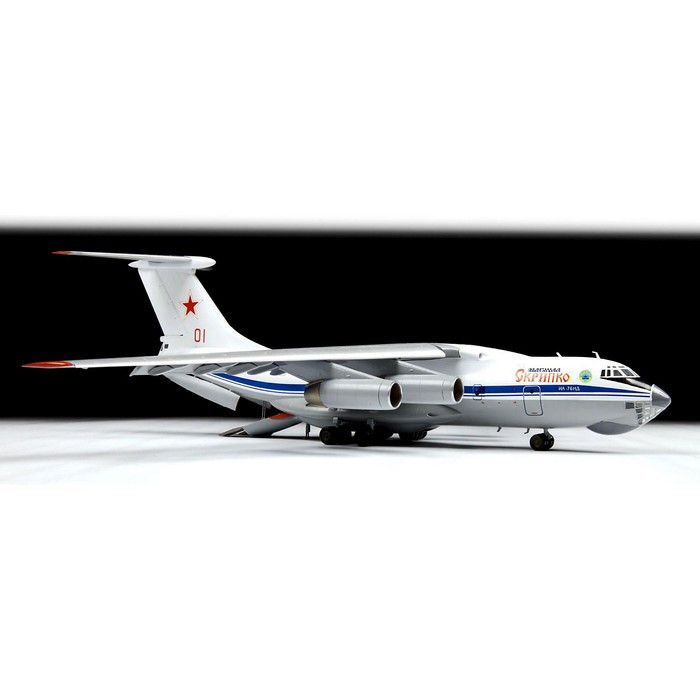 Сборная модель «Российский военно-транспортный самолёт Ил-76МД» - фото 3 - id-p199296662
