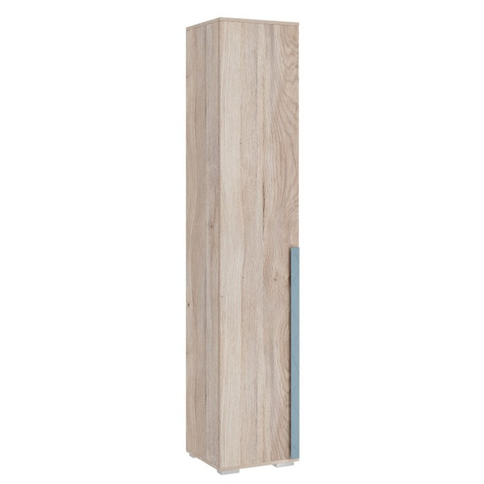 Шкаф однодверный «Лайк 07.01», 400 × 420 × 2100 мм, цвет дуб мария / индиго - фото 1 - id-p199312233