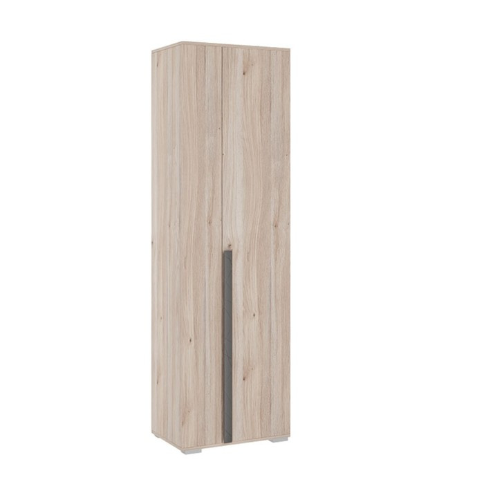 Шкаф двухдверный «Лайк 08.01», 620 × 420 × 2100 мм, цвет дуб мария / графит - фото 1 - id-p199312257