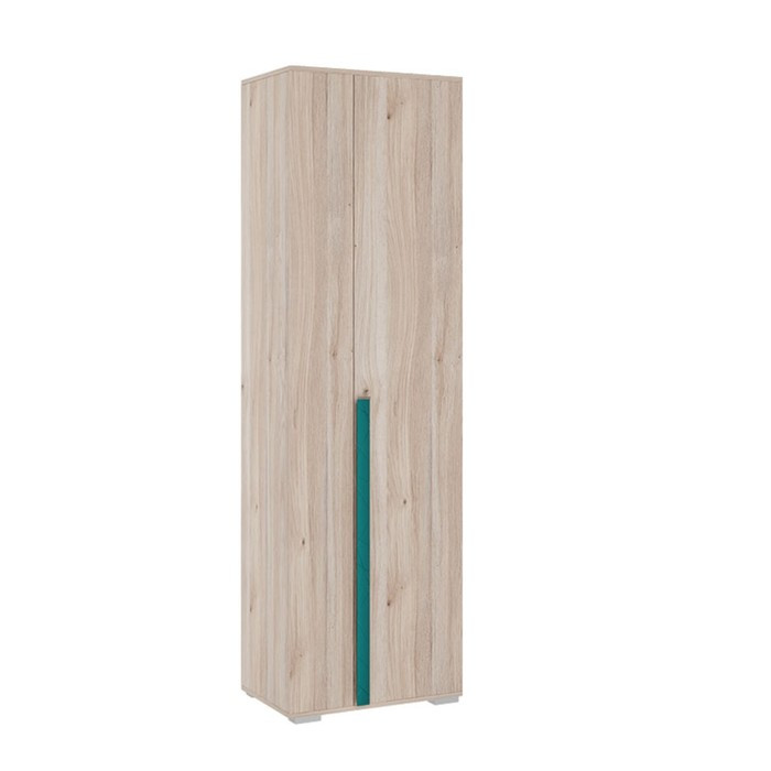 Шкаф двухдверный «Лайк 08.01», 620 × 420 × 2100 мм, цвет дуб мария / изумруд - фото 1 - id-p199312258