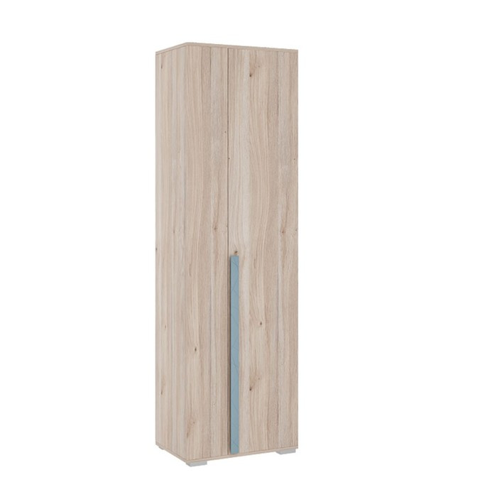 Шкаф двухдверный «Лайк 08.01», 620 × 420 × 2100 мм, цвет дуб мария / индиго - фото 1 - id-p199312259