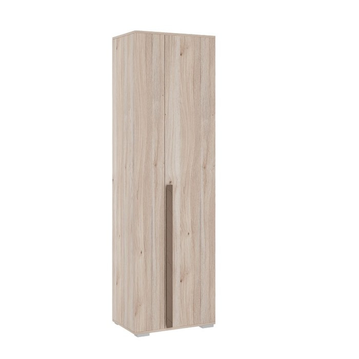 Шкаф двухдверный «Лайк 08.01», 620 × 420 × 2100 мм, цвет дуб мария / какао - фото 1 - id-p199312260