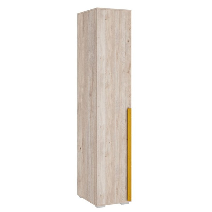 Шкаф однодверный «Лайк 01.01», 400 × 550 × 2100 мм, цвет дуб мария / горчица - фото 1 - id-p199312265