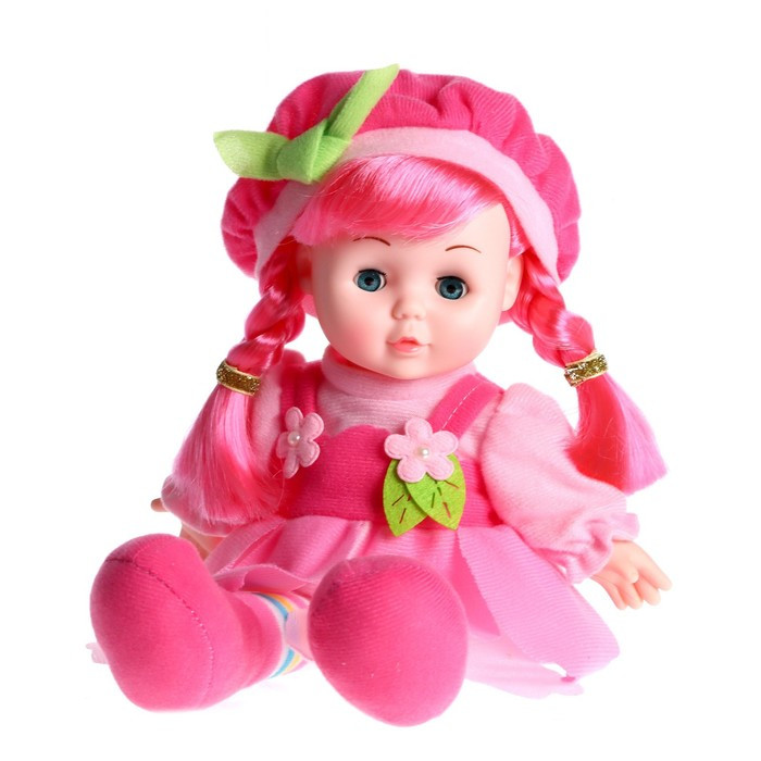 Кукла мягконабивная «Малышка Мэри» 31 см, со звуком, в платье - фото 2 - id-p199328124
