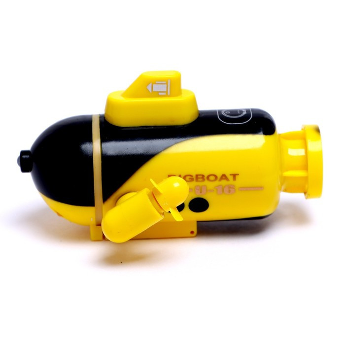 Подводная лодка радиоуправляемая «Батискаф», световые эффекты, цвет жёлтый - фото 2 - id-p199296728