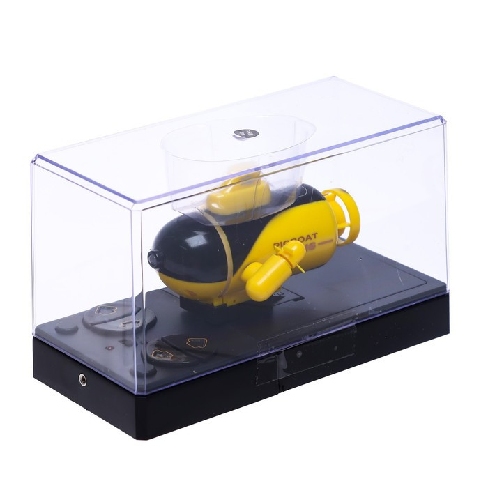 Подводная лодка радиоуправляемая «Батискаф», световые эффекты, цвет жёлтый - фото 4 - id-p199296728