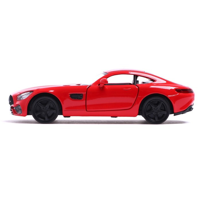 Машина металлическая MERCEDES-AMG GT S, 1:32, открываются двери, инерция, цвет красный - фото 2 - id-p199296828