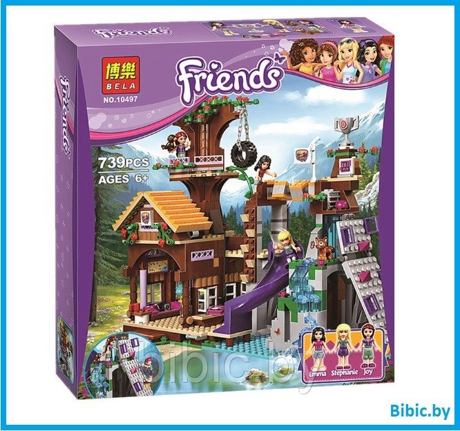 Детский конструктор Спортивный лагерь дом на дереве для девочек аналог лего lego дом френдс friends подружки