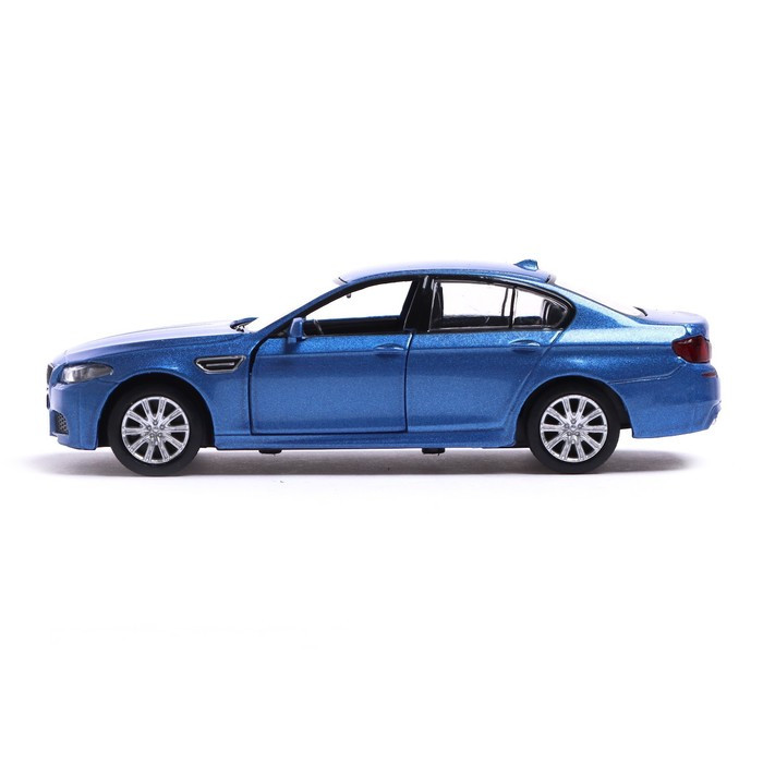 Машина металлическая BMW M5, 1:32, открываются двери, инерция, цвет синий - фото 2 - id-p199296849