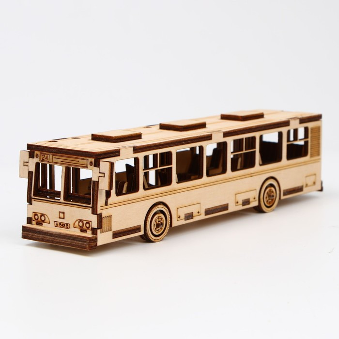 Cборная модель «Автобус» 75 детали - фото 1 - id-p199330424