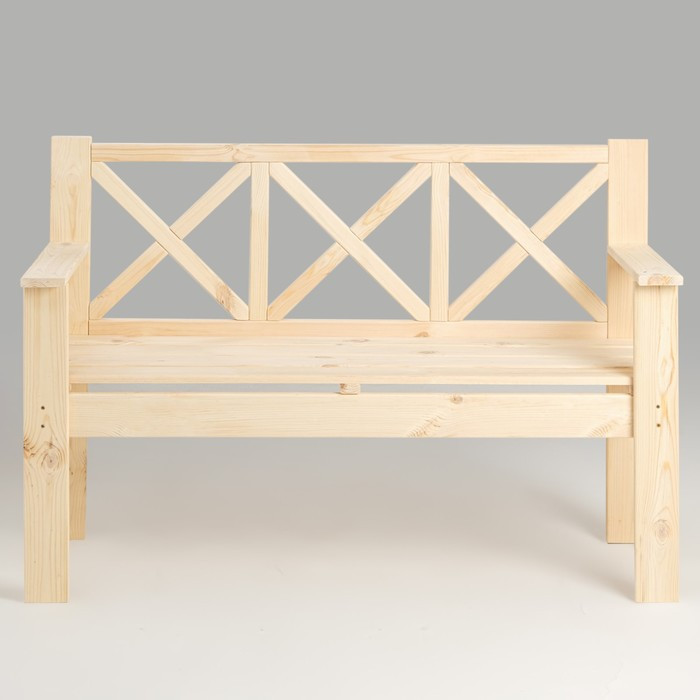 Скандинавская скамейка, 134×50×90см, из хвои - фото 2 - id-p199326654