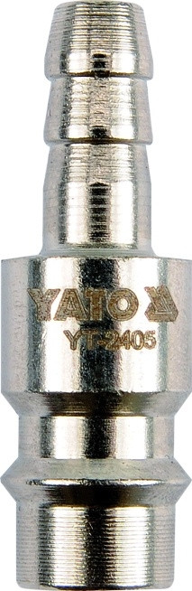 YT-2405 Штуцер под соединение под шланг 6 мм, YATO - фото 1 - id-p199335048