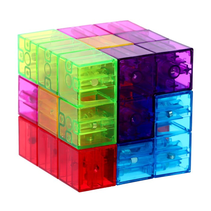 Конструктор магнитный «Магический куб», 7 деталей, 54 задания - фото 4 - id-p199330533