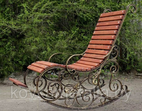 Кресло качалка кованое "Беларусь №9" - фото 1 - id-p199333405