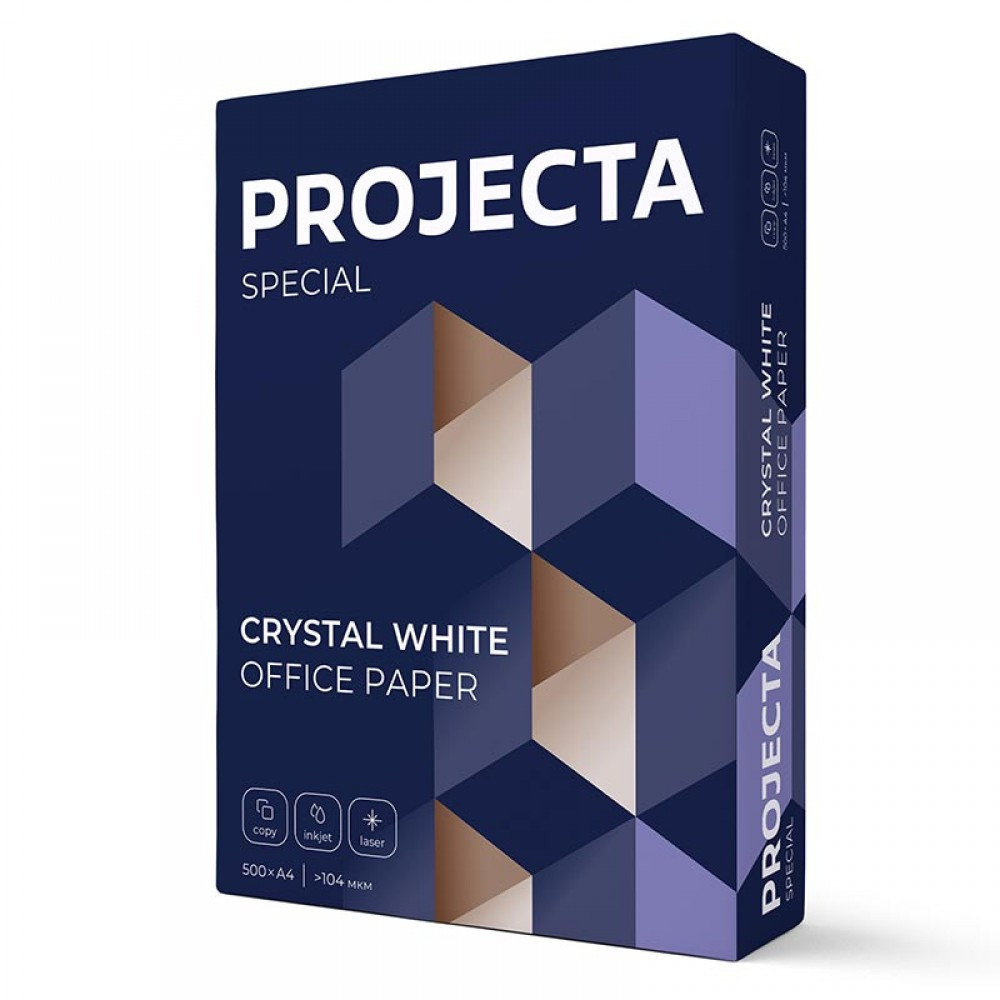 Бумага офисная PROJECTA, А4, 80 г/м2, 500 л/п. Класс "В" (цена с НДС)