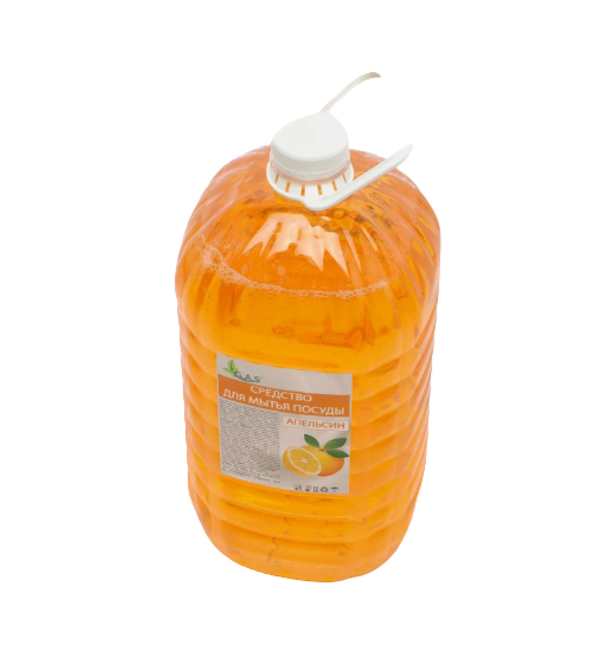 Средство для мытья посуды "G.A.S" Апельсин, бутылка ПЭТ, 5000мл 4 шт/кор - фото 1 - id-p199337140