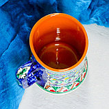 Кружка Риштанская Керамика "Узор", 500 мл, синий микс, фото 4