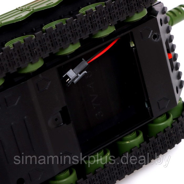 Танк радиоуправляемый «Армия», работает от аккумулятора, световые и звуковые эффекты, цвет зелёный - фото 6 - id-p199337196