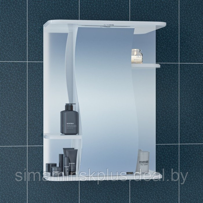 Зеркало-шкаф СаНта «Лира-550», с подсветкой - фото 1 - id-p199335450