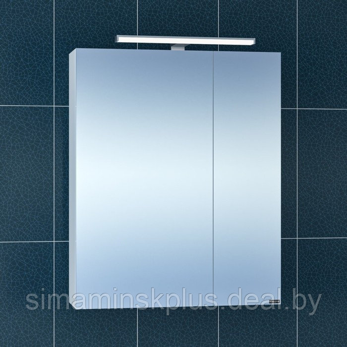 Зеркало-шкаф СаНта «Стандарт 60», со светом - фото 1 - id-p199335484