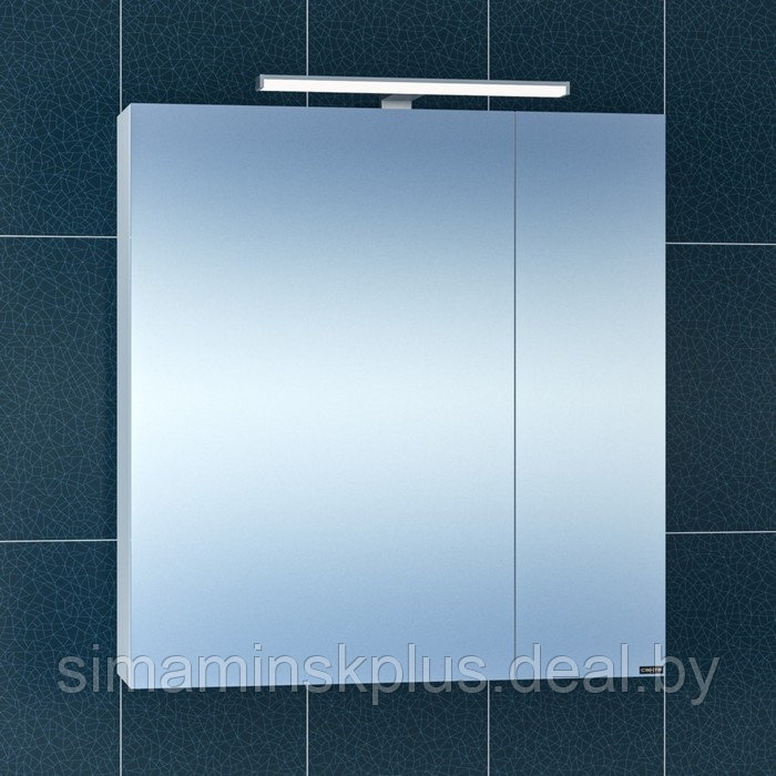 Зеркало-шкаф СаНта «Стандарт 70», со светом - фото 1 - id-p199335487