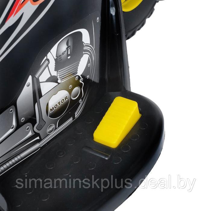 Электромобиль «Мотоцикл шерифа», цвет чёрный - фото 4 - id-p199337471