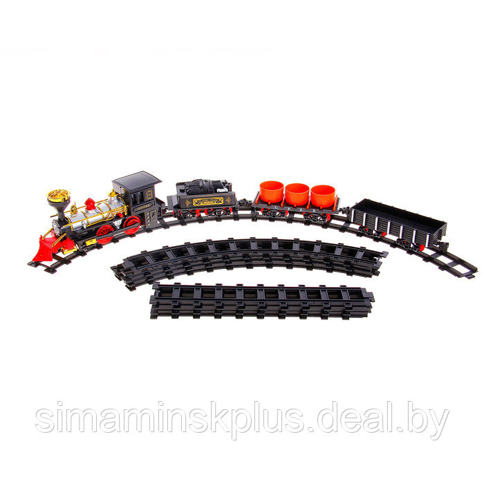Железная дорога «Классический грузовой поезд», с дымовыми эффектами, протяжённость пути 2,72 м - фото 4 - id-p199336532