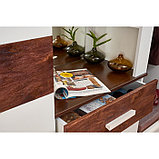 Шкаф «Норвуд 70», 1120 × 400 × 2125 мм, цвет белый / орех шоколадный, фото 6