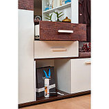 Шкаф «Норвуд 70», 1120 × 400 × 2125 мм, цвет белый / орех шоколадный, фото 10