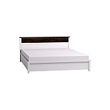 Кровать «Норвуд 31», 1800 × 2000 мм, без основания, цвет белый / орех шоколадный, фото 6