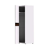 Шкаф угловой «Норвуд 156», 862 × 862 × 2300 мм, цвет белый / орех шоколадный, фото 2