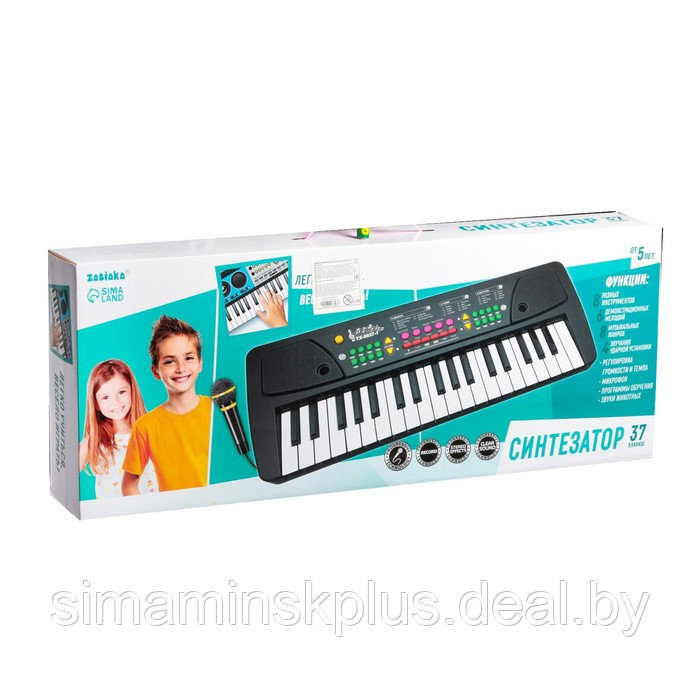 Синтезатор «Музыкант-2» с микрофоном и блоком питания, 37 клавиш - фото 6 - id-p199338549