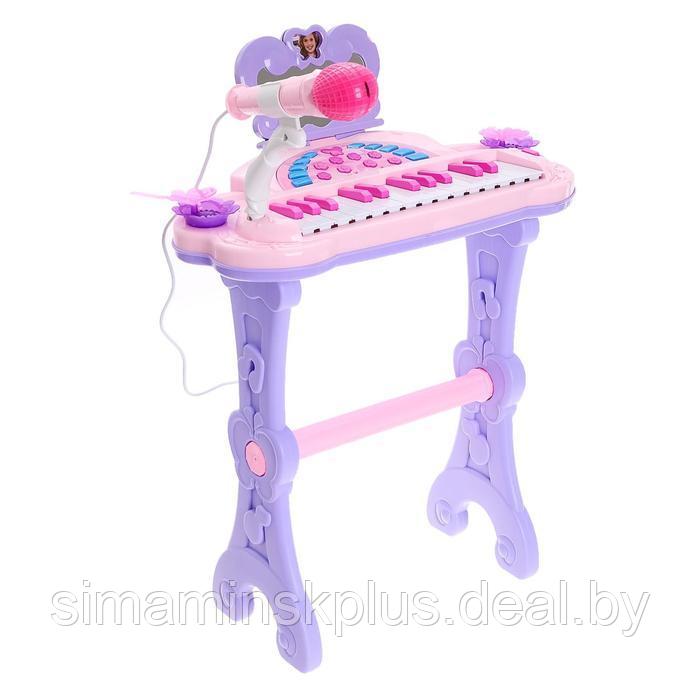 Пианино «Мечта девочки», с USB и MP3 - разъёмами, стульчиком, зеркалом, микрофоном - фото 4 - id-p199338566