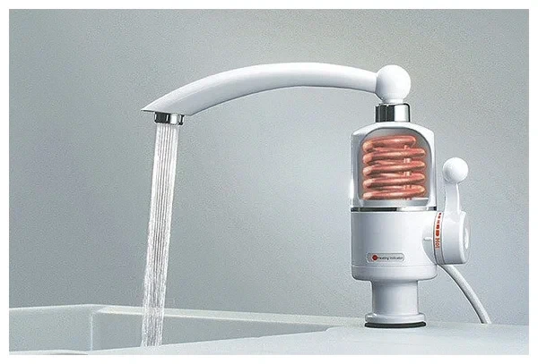 Проточный водонагреватель-кран Instant Electric Heating Water Faucet + подарок - фото 3 - id-p199340247