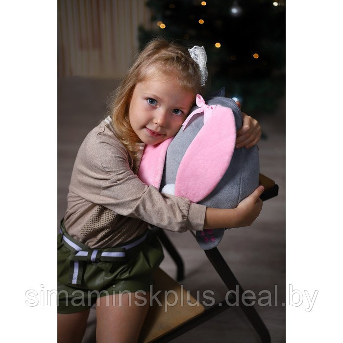 Рюкзак детский плюшевый «Зайка с сердечком», 28х4х28 см - фото 6 - id-p199338682