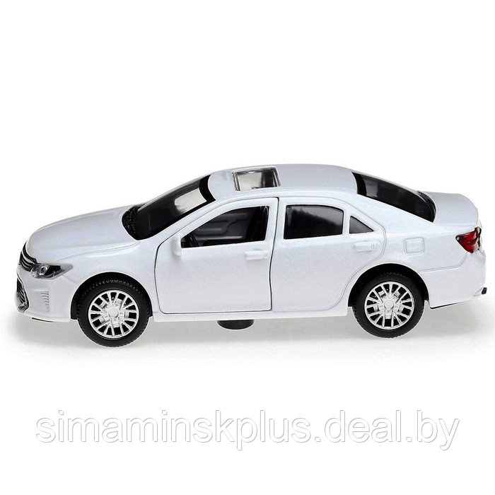 Машина металлическая TOYOTA CAMRY, 12 см, открываются двери, инерционная, цвет белый - фото 2 - id-p199336904