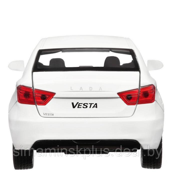 Машина металлическая «Lada Vesta седан» 1:24, цвет белый, открываются двери, капот, багаж, световые и звуковые - фото 3 - id-p199336939