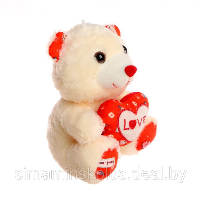 Мягкая игрушка «Мишка с сердцем», цвет МИКС - фото 2 - id-p199338928