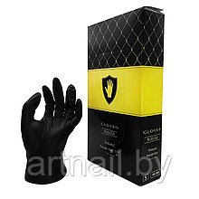 Перчатки нитрил р. S (черные) Safe&Care 100 шт.