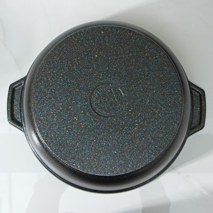 Кастрюля-жаровня Granit ultra, 5 л, стеклянная крышка, антипригарное покрытие, цвет коричневый - фото 4 - id-p199340811