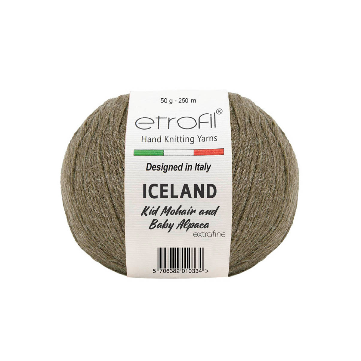 Пряжа Etrofil 'ICELAND' 50гр 250м (10% кид мохер, 5% беби альпака, 55% полиамид, 30% вискоза) (06095